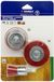 Tivoly XT20252580207 Borstels voor boormachine, 6 mm, snijd 50 mm/rond, 75 mm/penseel 24 mm, nylondraad, rood, 3 stuks
