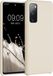 kwmobile Samsung Galaxy S20 FE hoesje - Zachte case in mat crème