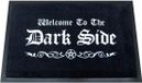 WELKOM Dark Deurmat Zwart Rubber/Synthetisch Rechthoek