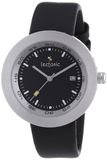Tectonic 41-6109-44 Horloge - Leer - Zwart - Ø 39 mm