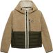 Superdry Outdoor Borg Quilt Hybride Jas Dames Wit Pepper Marl Maat 44