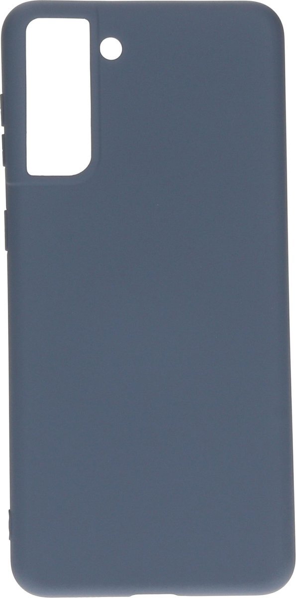 Mobiparts Silicone Cover Samsung Galaxy S21 Plus Royal Grey