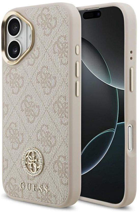 Guess Case 4G Strass Logo Voor Iphone 17 Magsafe Met Bescherming