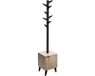 Five - Kapstok Met Kastje - Naturel / Zwart - 34,5 x 32 x 168,5 cm