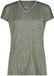 CMP T-shirt van jersey met bloemenprint dames, V-hals, korte mouw, avocado mel, XXL, polyester, Herfst/Winter 2026