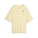 PUMA Wardrobe Essentials oversized T-shirt voor dames XL, Buttercream Yellow
