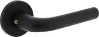 Intersteel Poignée de porte Eucla sur rosace ø50x7 mm aluminium noir