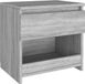 vidaXL Nachtkastje 40x30x39 cm bewerkt hout grijs sonoma eikenkleurig
