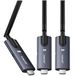 Lemorele Draadloze HDMI-zender en ontvanger, 1080p, HDMI-overdracht, ondersteunt video-overdracht van laptops, camera's en tv-boxen naar monitoren en projectoren (1TX-2RX)