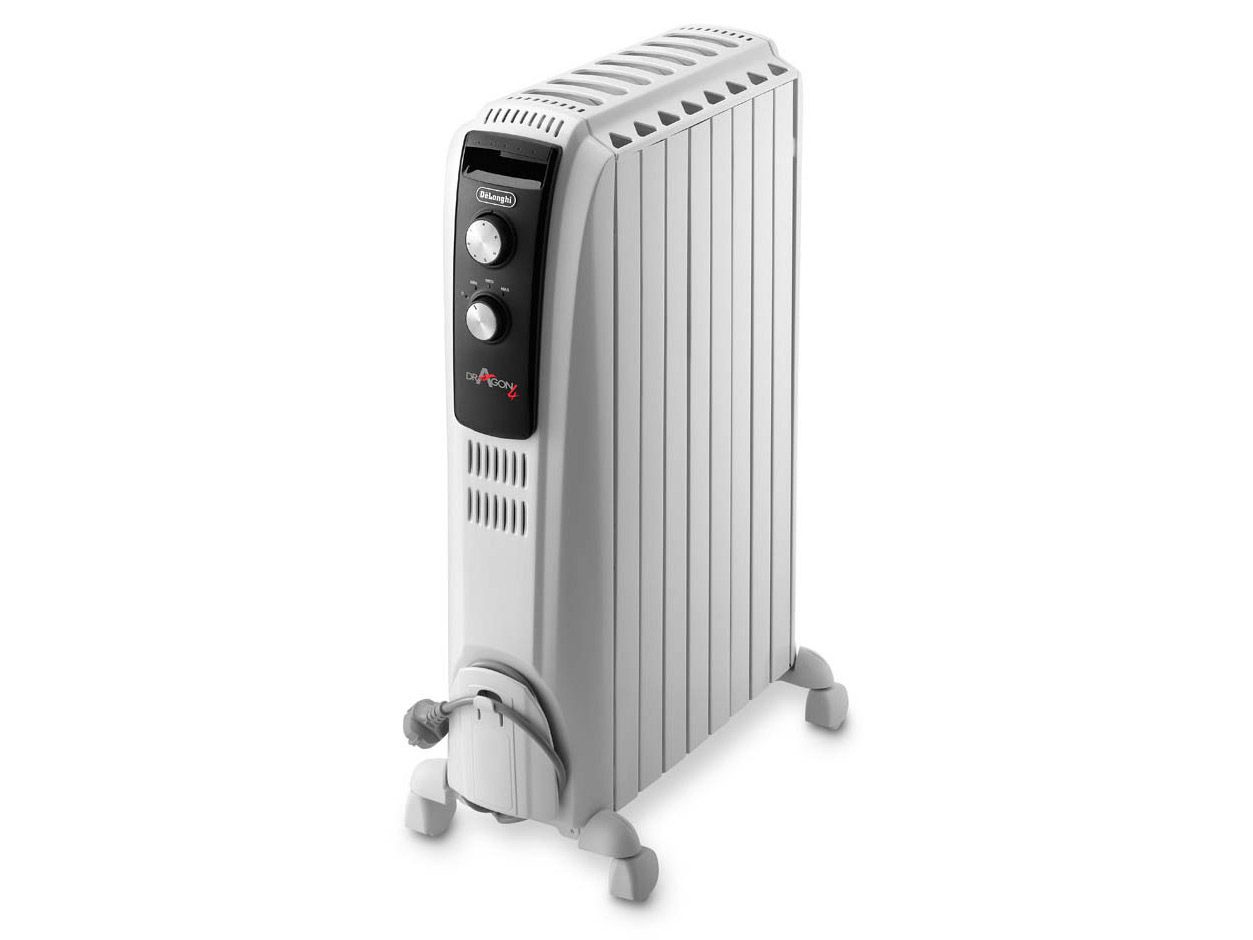 De'Longhi Dragon4 TRD4 0820 Radiator - 2000W - Zwart/RVS