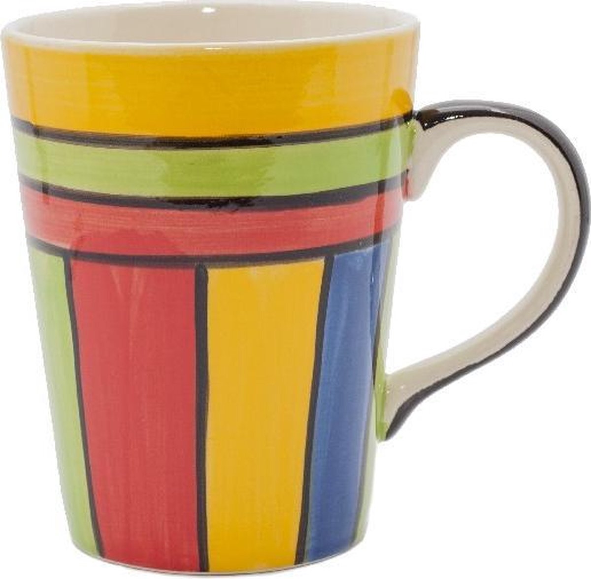 Fairtrade uit Thailand Koffie- of Theemok Keramiek Modern Multicolor (Model 1)