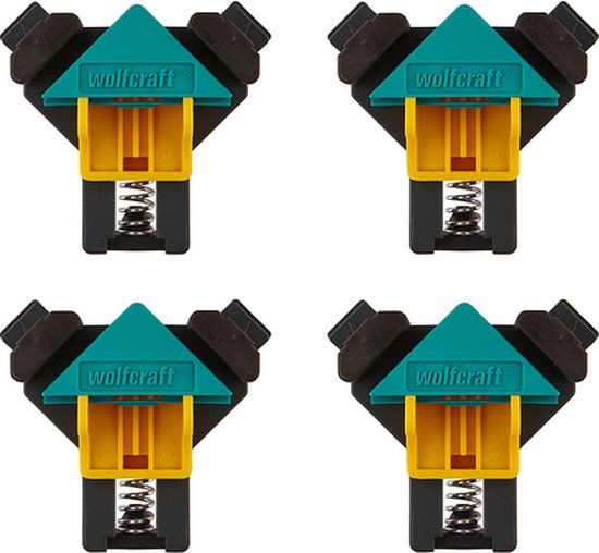 Wolfcraft Hoekklem voor Hout - 4 Stuks - 8626000