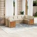 Maison Exclusive - Ensemble de jardin, 9 pièces, avec coussins, gris, en polyrotin