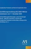 Antiphon Verlag Durchführungsverordnung (EU) 2020/1988 der Kommission vom 11. November 2020 Hardcover