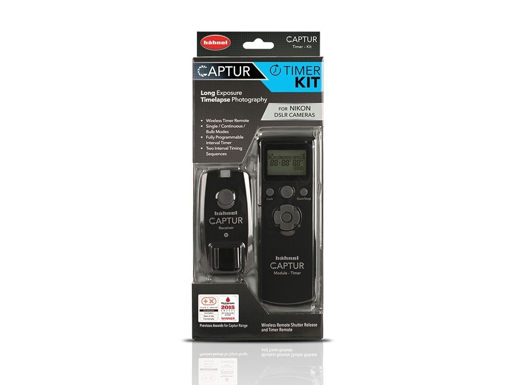 Hahnel Captur Timer Kit - Black - 100m - Includes Batteries