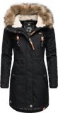 Ragwear Dames Parka Tawny Zwart 22