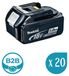 Makita Verpakking met 20 Makita BL1850 batterijen (18V - 5,0 Ah)