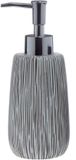 Spirella Hollis Zeepdispenser – Zwart/Grijs – Keramiek – Modern – Vrijstaand