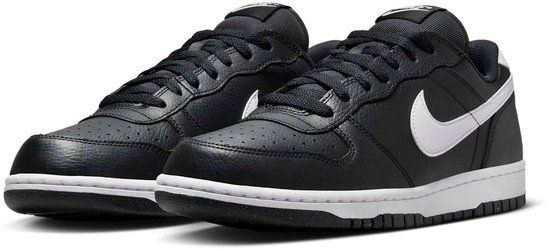 Nike Big Low Sneakers Heren Zwart - Wit Maat 45 Leer