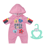 BABY born Kindergarten Speelpakje met badges 36 cm - Poppenkleding