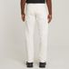 G-Star Mosa Straight Jeans Heren 33/32 Katoen Elastaan Ecru