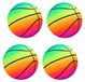 Icecat Ensemble de 4 ballons de volley-ball gonflables pour enfants