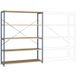 Manuflex RP1043.7016 Étagère de base 120 kg (l x H x P) 1,47 x 2 x 60 m Acier thermolaqué Anthracite Sol en bois