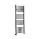 Hudson Reed Artle Sèche-serviettes Design Moderne Noir Plat 160 cm x 60 cm