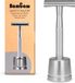Bambaw Metalen Scheermes met Standaard – Zilver
