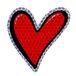 4R Quattroerre.it 6066 sticker hart reflecterend, 10 x 12 cm