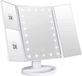 Intirilife Make-up spiegel met LED - Verlichte make-up spiegel Make-up tafel spiegel Inklapbaar wit