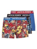 Jack & Jones Heren Boxershorts 3-pack Gebloemd Zwart M