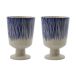 House Doctor Mok Diva Gebroken wit Blauw - 2 stuks
