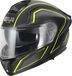 GIVI Casque modulable X50 Hologram, noir mat, jaune titane, taille M