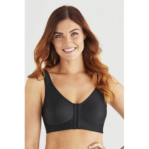 Swegmark Clean Curves Sport-BH - Zwart - Level 3 - Met Voorsluiting