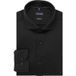 OLYMP Japanese Knitted Modern Fit Jersey overhemd zwart, Effen