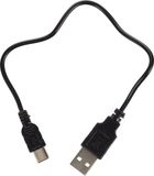 Flamingo Oplaadkabel Honden Katten USB C Zwart Nylon