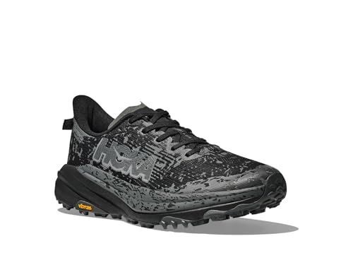 HOKA Speedgoat 6 GTX Wide Sneakers voor heren, Black Outer Orbit, 46 EU