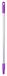 Maya Professional Tools 80203-8 aluminium steel voor inklapbare veegschep, FBK/levensmiddelhygiëne, 800 mm x 25 mm, lila