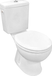 Go by Van Marcke Carde Duoblok Toilet - AO - Chroom-chroom - Incl. reservoir & zitting