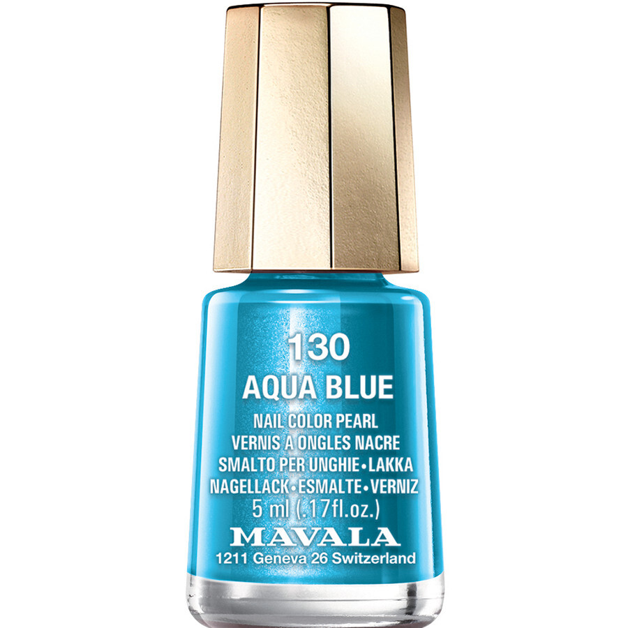 Mavala 130 - Aqua Blue Nail Color Nagellak 5 ml Nagels