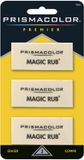 Prismacolor Magic Rub Gum – Latexvrije Vinyl Gum – Tekengum voor Potlood & Kleurpotlood – 3 stuks
