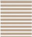 vidaXL Zebra Blind 135x150 cm Zandbruin