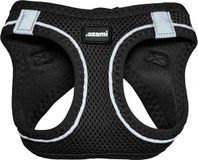 OZAMI Basic Hondentuigje tegen trekken, hondenharnas, airmesh, zwart, XL
