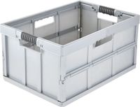 Keeeper Benno opvouwbare box, 45 liter, light silver