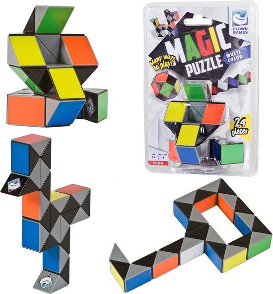 Clown Magic Puzzle 24 delig Multicolor - 5+ jaar