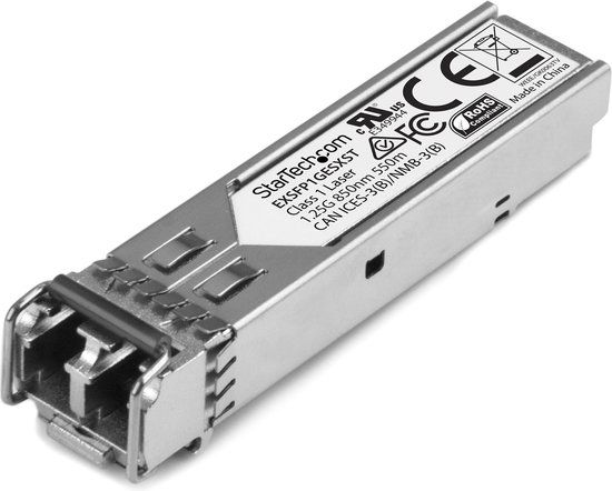 StarTech.com Gb Fiber 1000BASE-LX SFP Transceiver Module - Juniper EX-SFP-1GE-LX Compatible - SM LC - 10 km