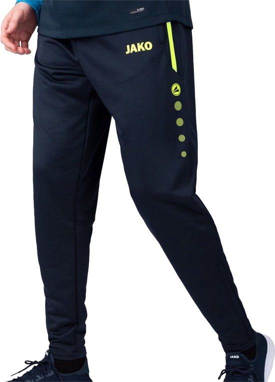 Jako Allround Trainingsbroek Senior - Maat S - navy - geel