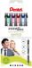 Pentel EnerGel BL77 Gel Pen Medium Assorti 6 Stuks