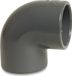 Mega Bosta BV Mega Knie 90° PVC-U 50 mm lijmmof 16bar grijs KIWA